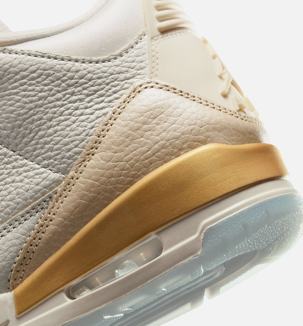 Air Jordan 3 Retro "Sail and Pale Ivory" Women's Shoe – Sail/Team Gold/Pale Ivory/Metallic Gold/Ice