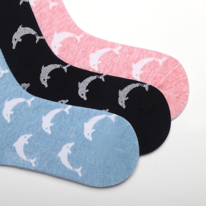 Dolphin mid-calf socks