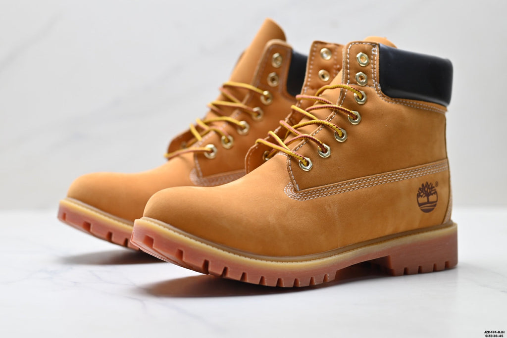 Timberland Wheat Premium Leather High Outdoor Boot