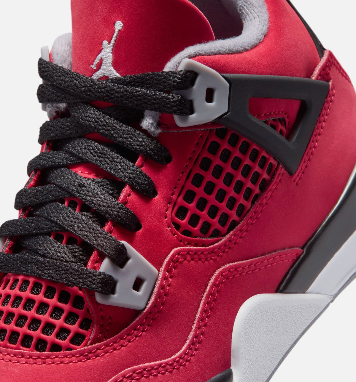 Air Jordan 4 Retro "Toro Bravo" Little Kids' Shoe – Fire Red/White/Black/Cement Grey