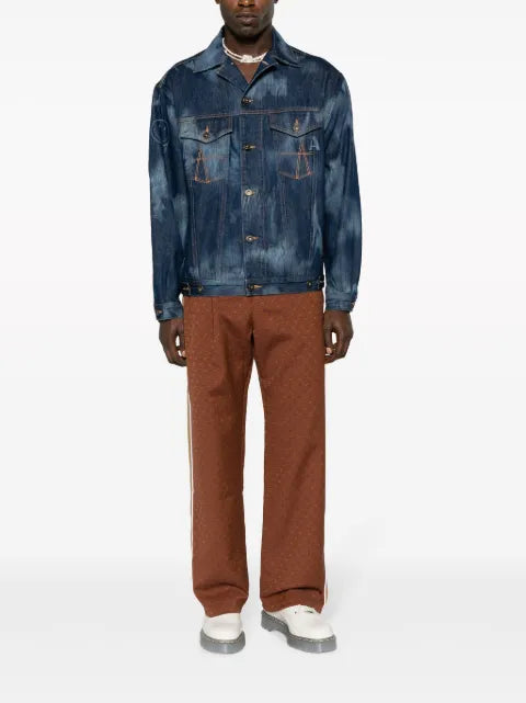 Ahluwalia Signature tie-dye denim jacket