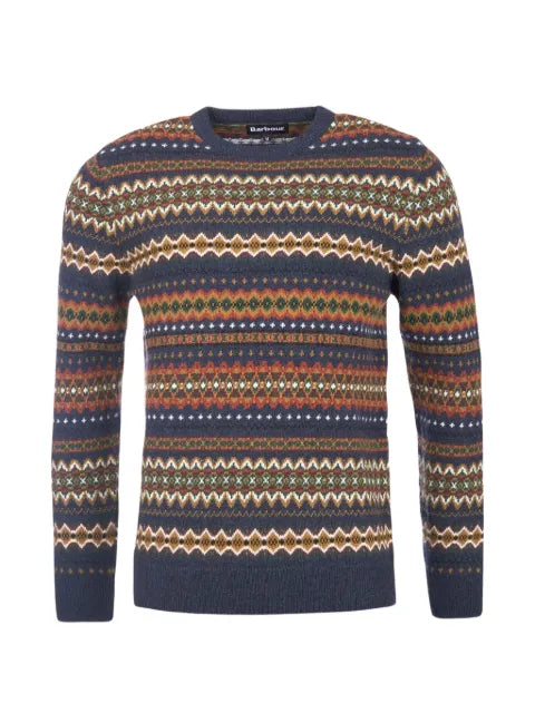 Barbour graphic-print wool jumper
