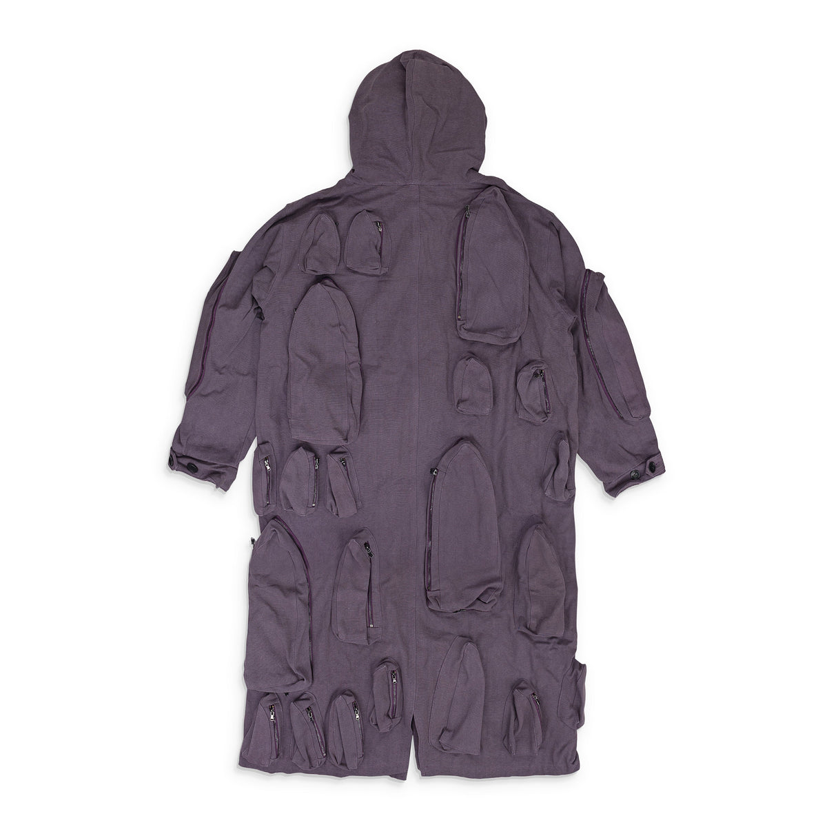 VIOLET FLOOR LENGTH TRENCH COAT