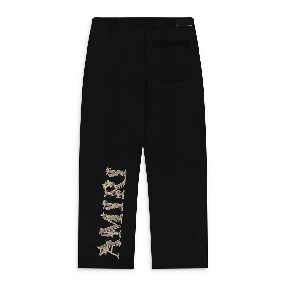 Black MA Baroque Logo Sweatpants