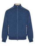 Paul & Shark zip-fastening contrast-panel sweater