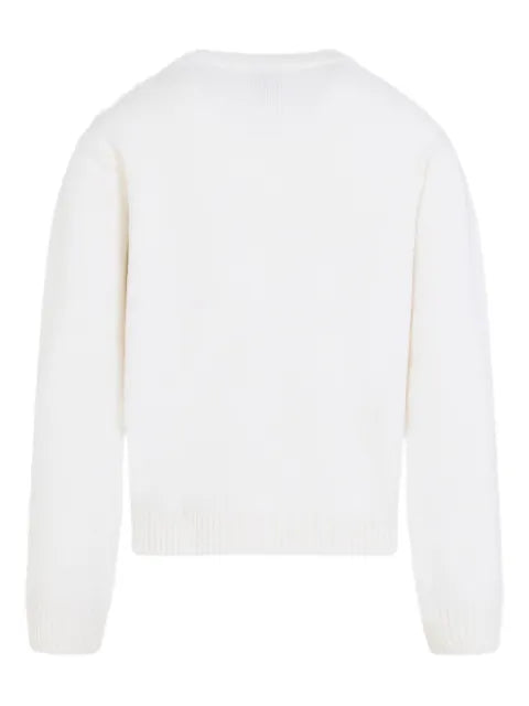Casablanca Emblem merino knit crew neck sweater