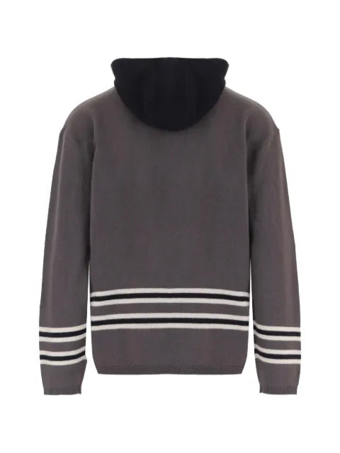 Emporio Armani logo-plaque hoodie