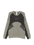 adidas logo-embroidered intarsia-knit sweater