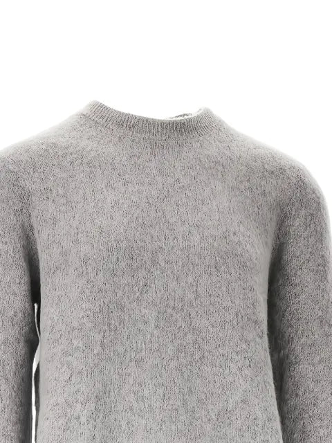 Emporio Armani brushed crew-neck sweater