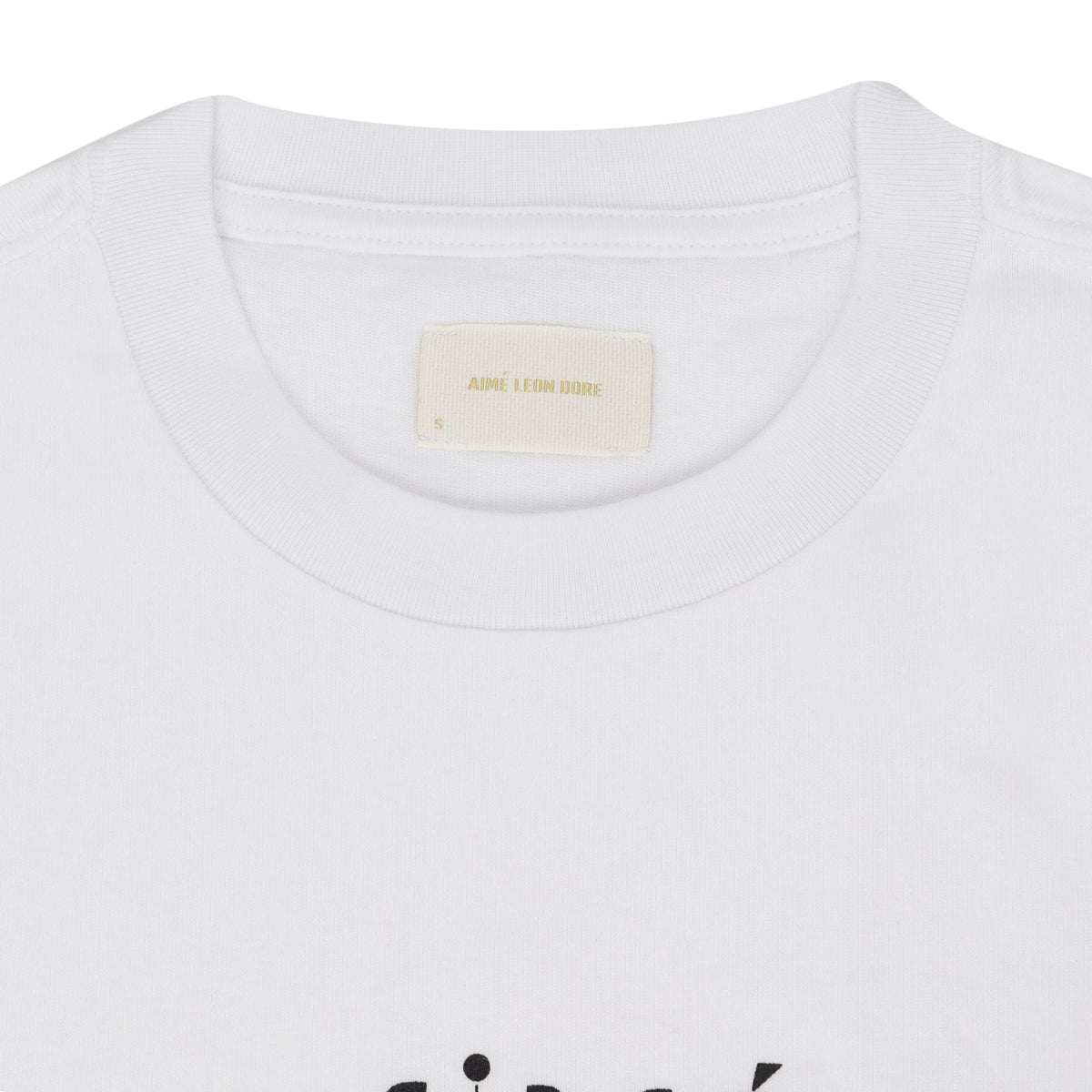 White SS Ink Logo Tee