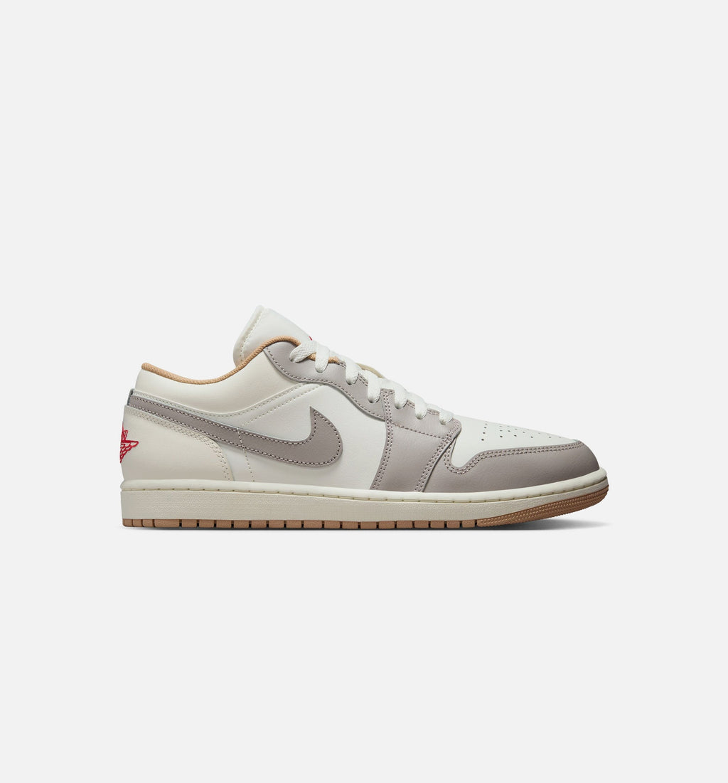 Air Jordan 1 Low “Sail/Fire Red” Men's Lifestyle Shoes
