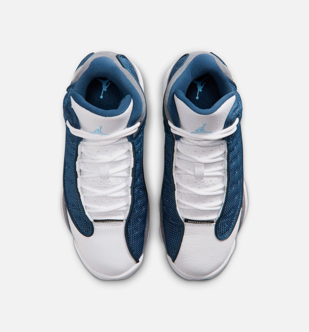Air Jordan 13 Retro Navy and Flint Grey Grade School Lifestyle Shoe
