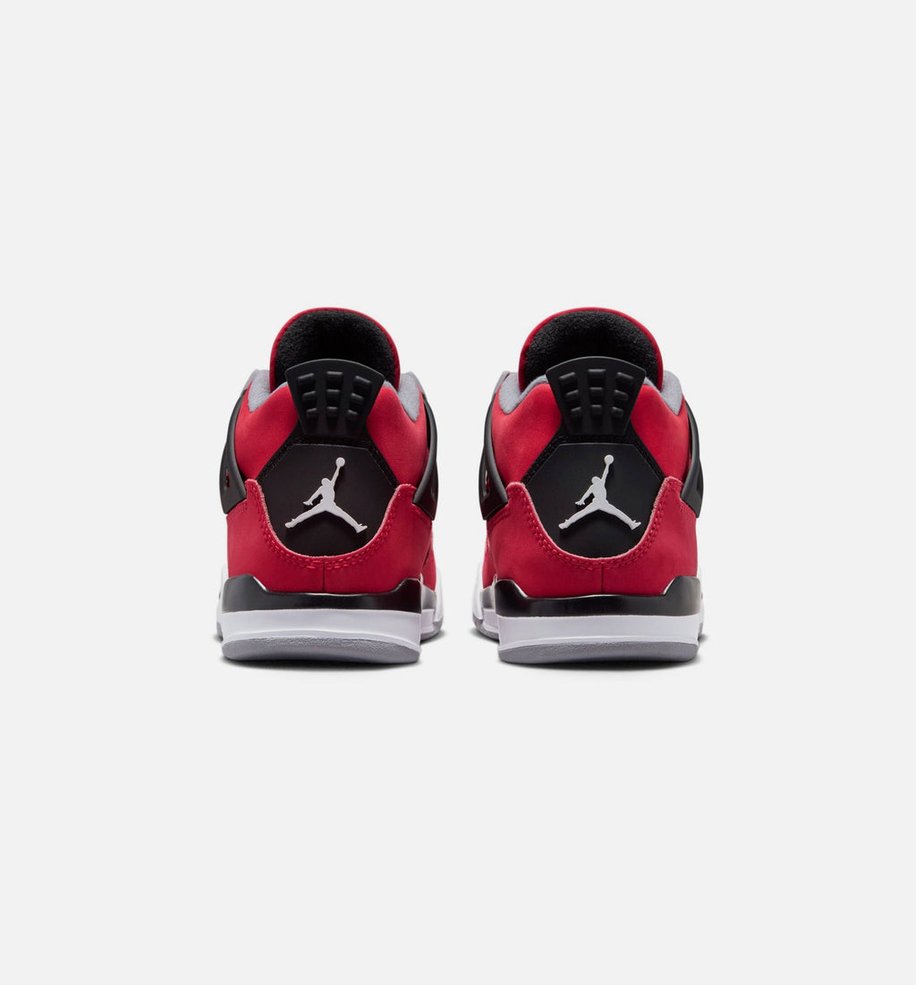 Air Jordan 4 Retro "Toro Bravo" Little Kids' Shoe – Fire Red/White/Black/Cement Grey