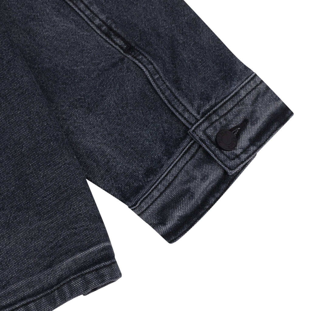 Dark Indigo Corduroy Detail Workwear Canvas Jacket