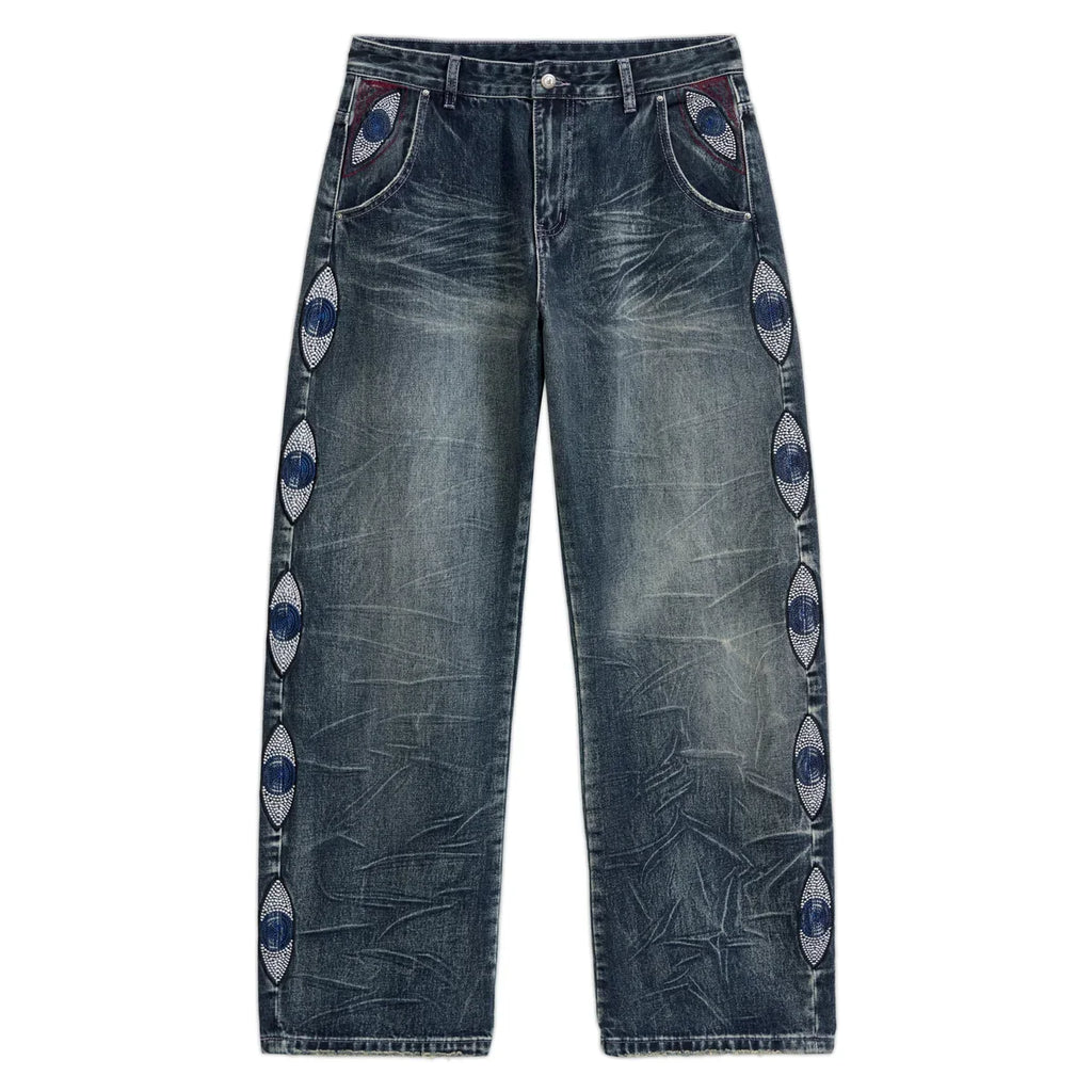 KidSuper Gemstone Eye Embroidery Jean