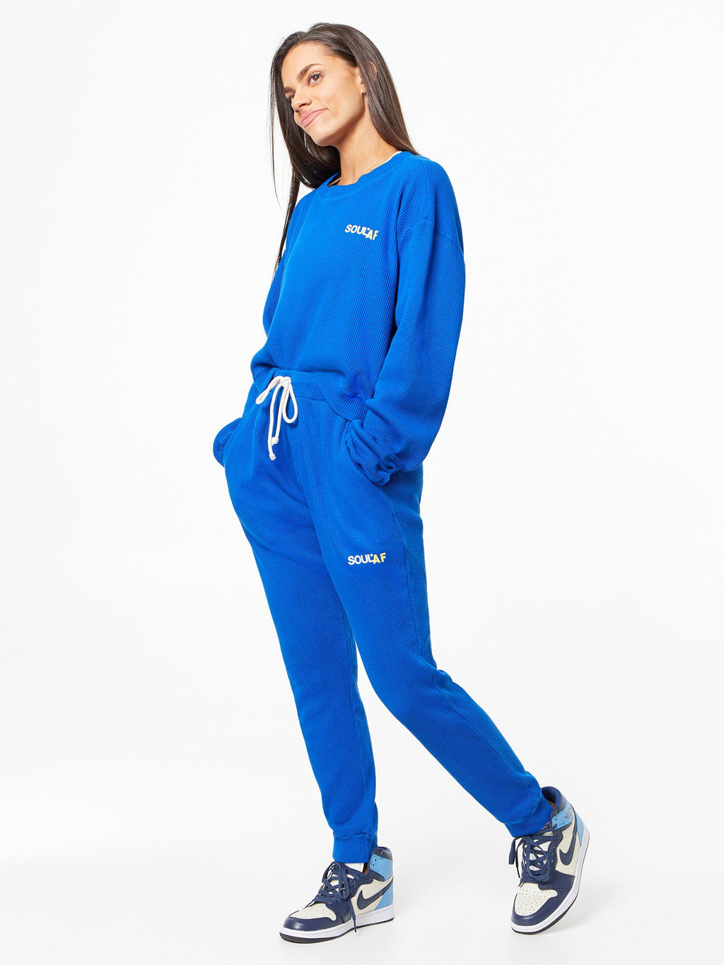 EMILY THERMAL HENLEY BLUE