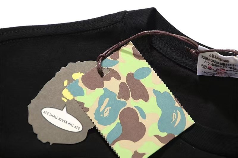 BAPE Graffiti Ape-Head Graphic T-Shirt