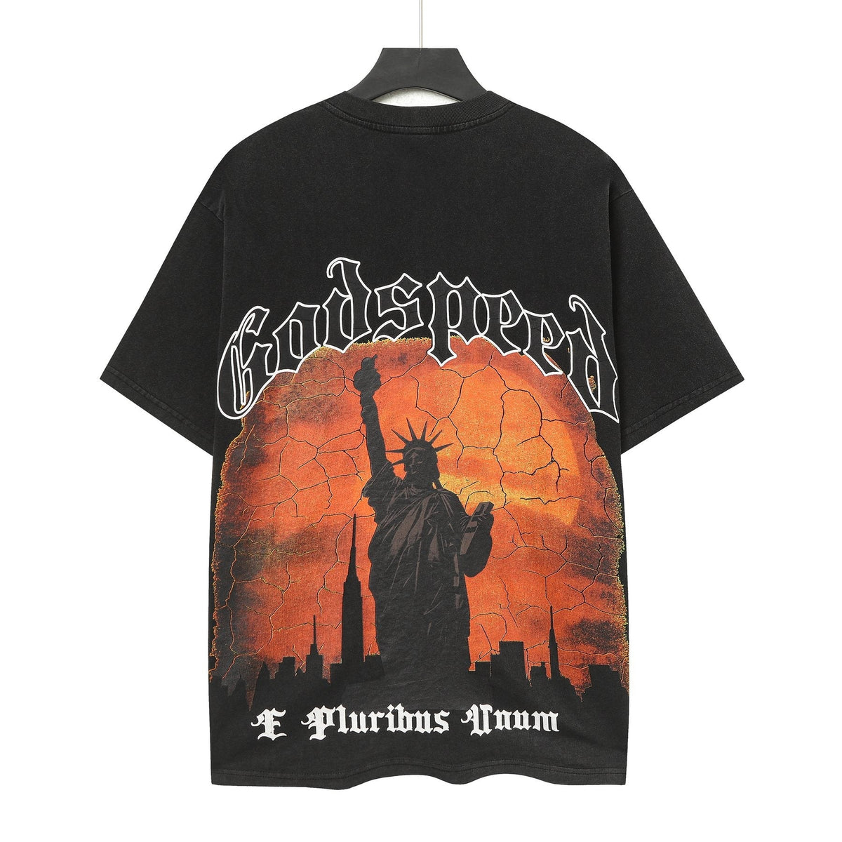 Godspeed Statue of Liberty Graphic T-Shirt