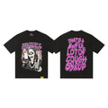 THAT'S A AWFUL LOT OF COUGH SYRUP Black Front & Back Graphic T-Shirt