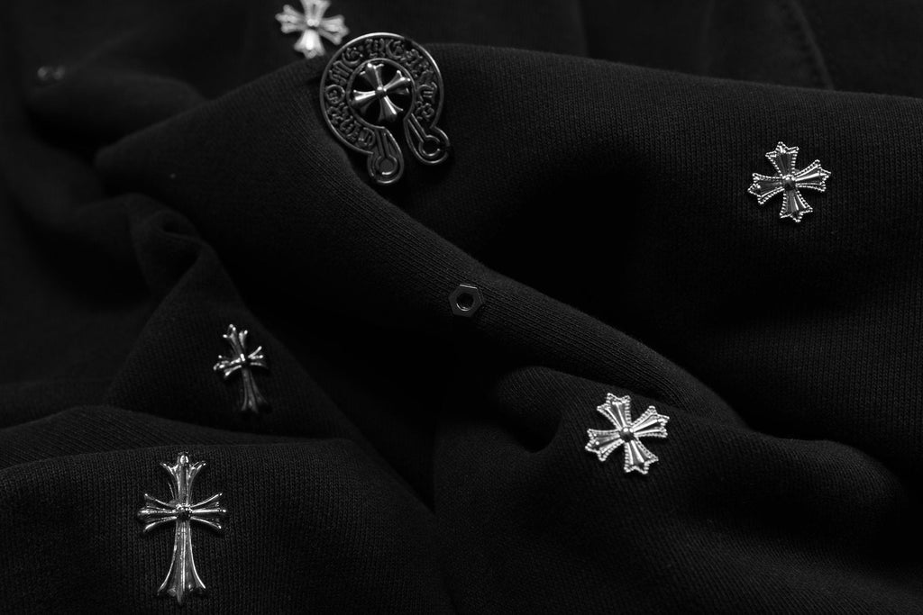 Chrome Hearts Metal Cross Crewneck Sweatshirt