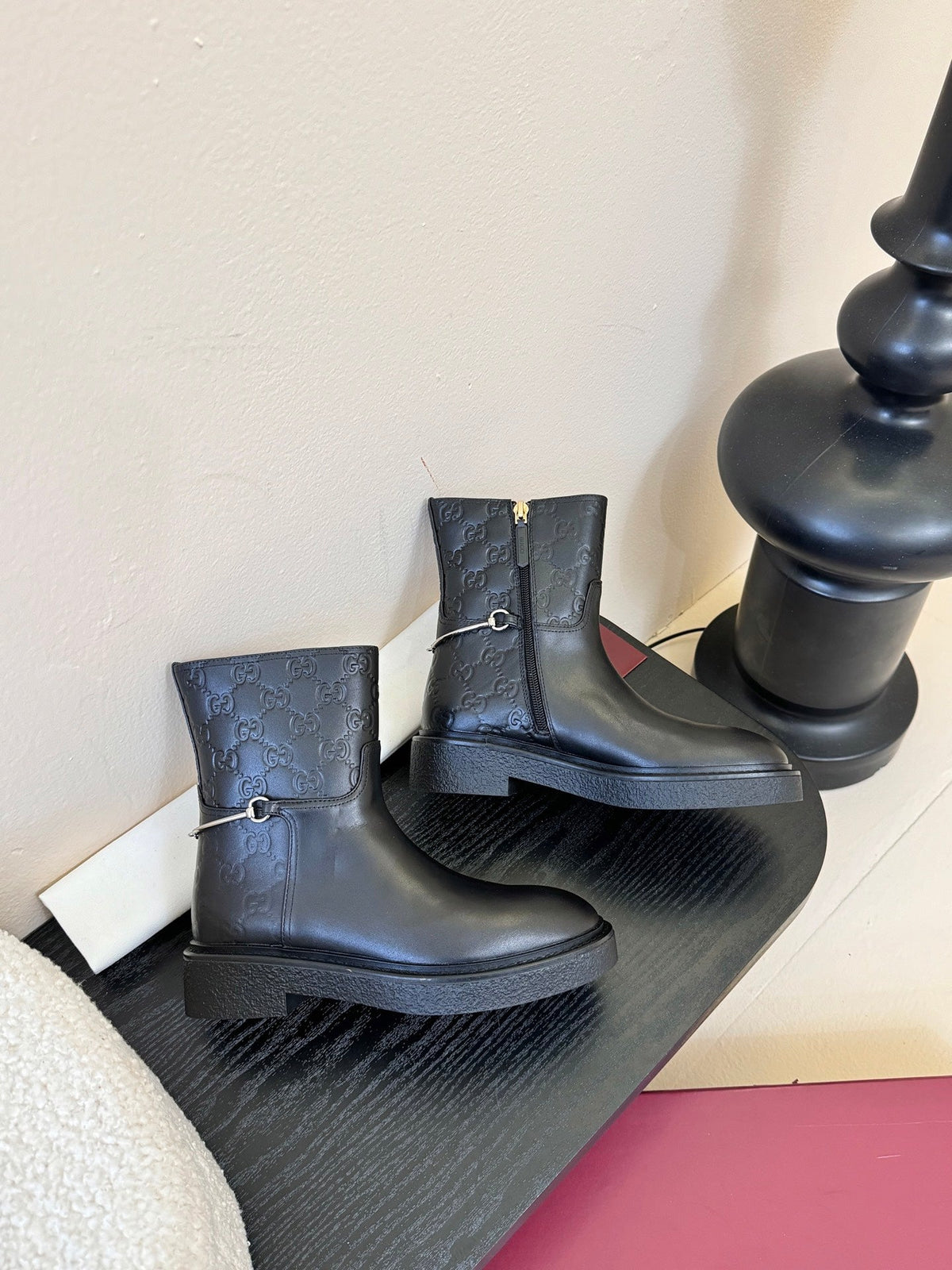 Gucci Runway Suede Boots