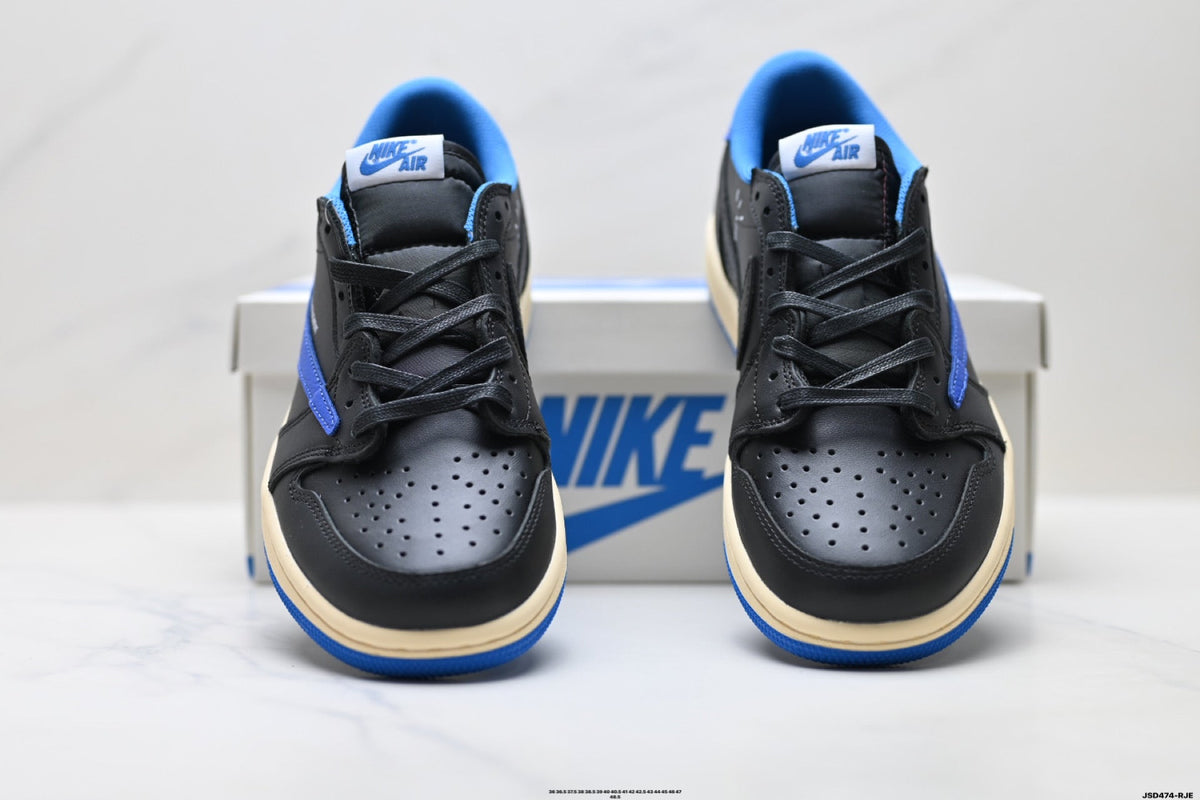 Nike Low-Top Sneakers Black Blue Beige Unisex Collaboration Edition Style 63